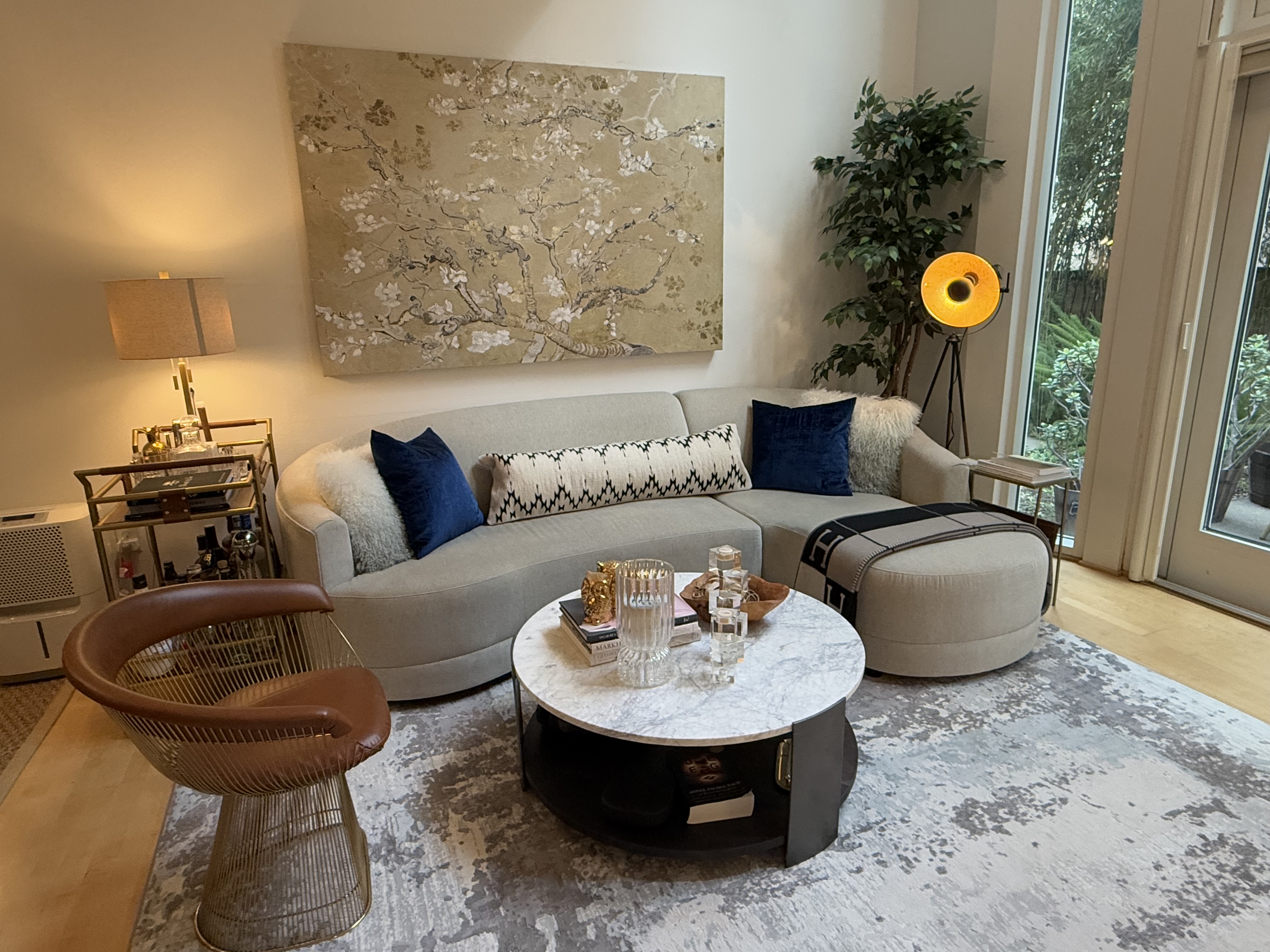 Living room seating area